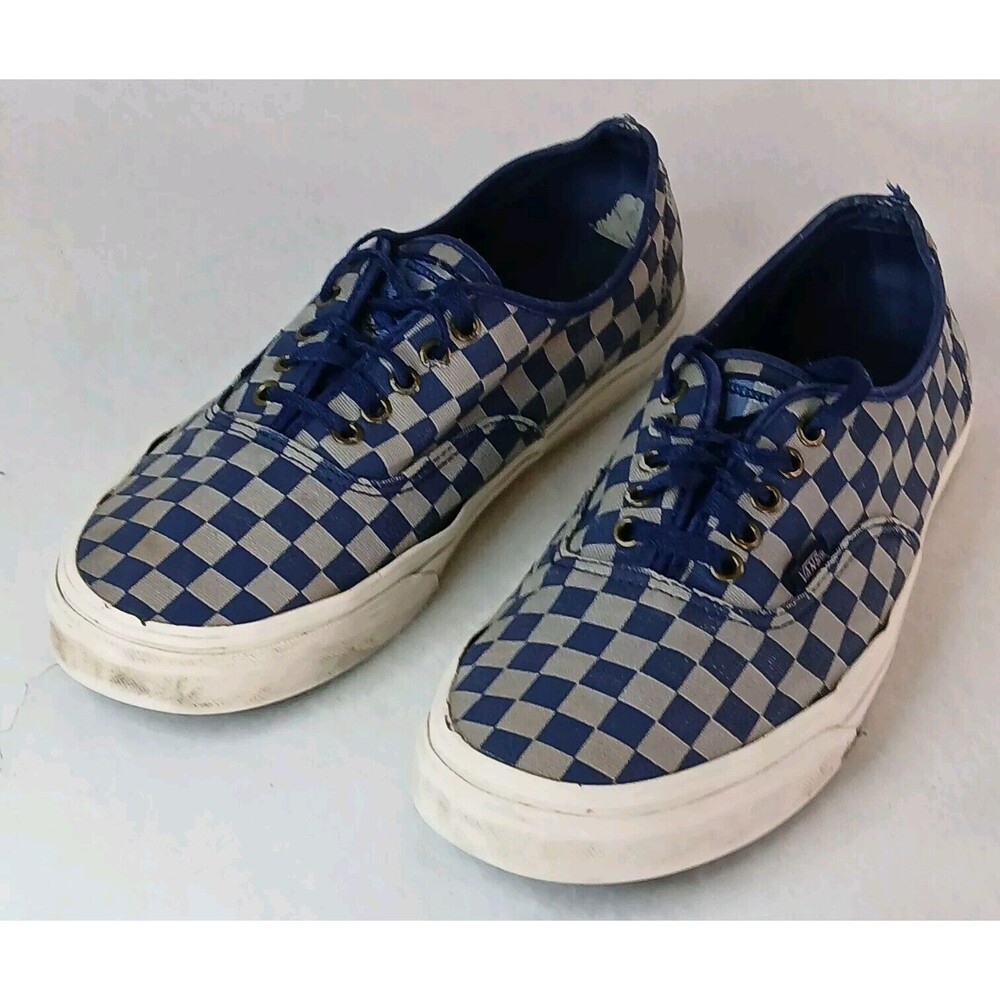 Vans X Harry Potter Ravenclaw Low Tops - Blue Grey Checker - Men Size 12